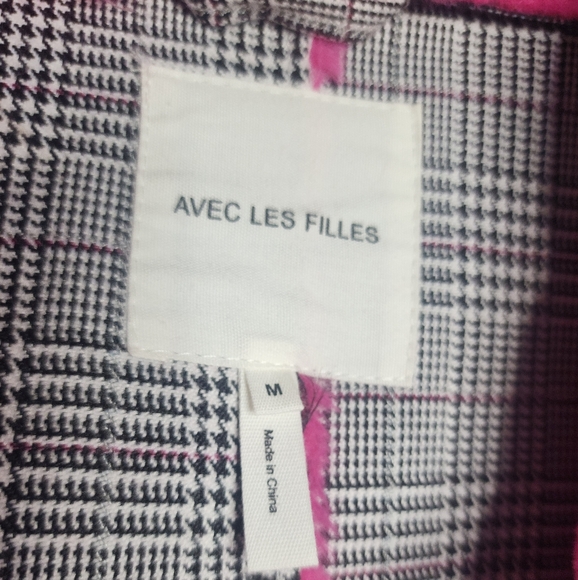 🟢SALE! AVEC LES FILLES,  HOT PINK FAUX FUR COAT - Picture 6 of 13